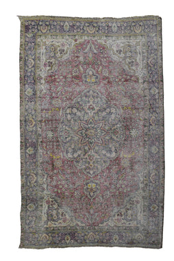 DISTRESSED Vintage Persian Rug, 195 x 275 cm (Clearance)