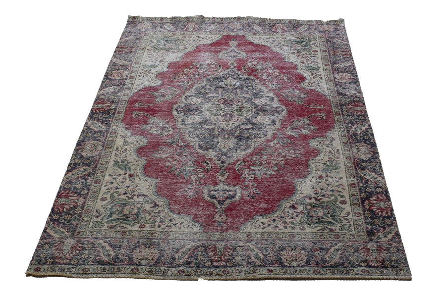 DISTRESSED Vintage Persian Rug, 181 x 285 cm