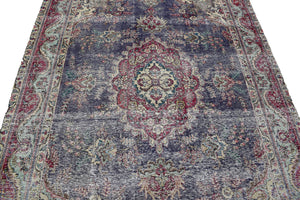 DISTRESSED Vintage Persian Rug, 195 x 288 cm