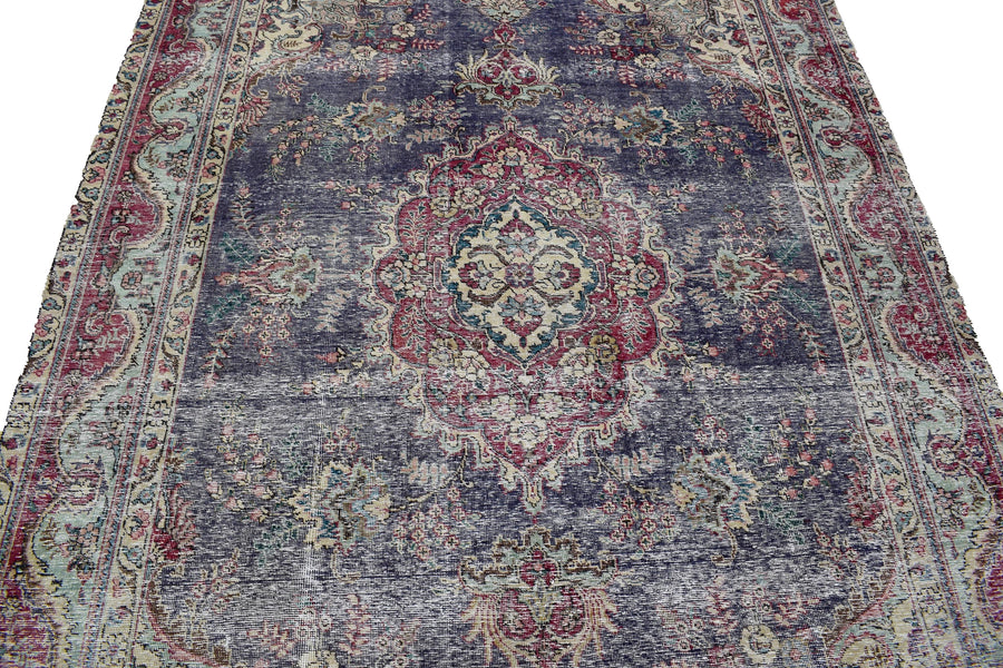DISTRESSED Vintage Persian Rug, 195 x 288 cm