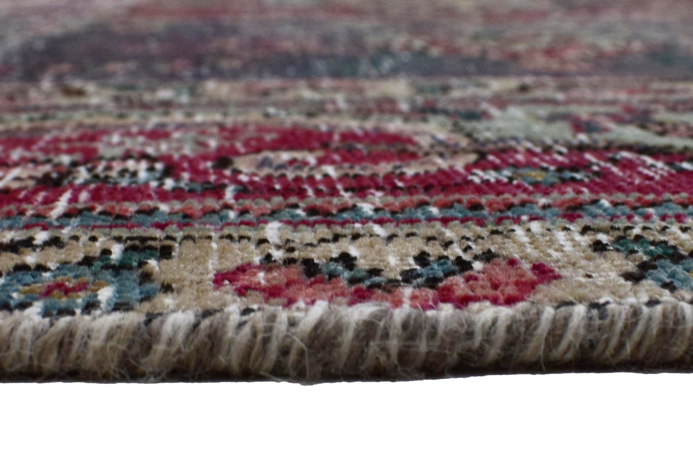 Vintage Distressed Persian Rug – Sapphire Patina