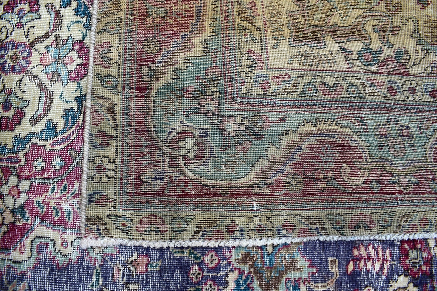 DISTRESSED Vintage Persian Rug, 195 x 288 cm