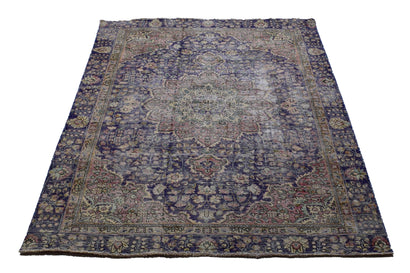 DISTRESSED Vintage Persian Rug, 194 x 268 cm