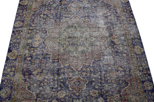 DISTRESSED Vintage Persian Rug, 194 x 268 cm