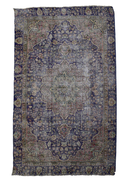 DISTRESSED Vintage Persian Rug, 194 x 268 cm