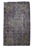 DISTRESSED Vintage Persian Rug, 194 x 268 cm