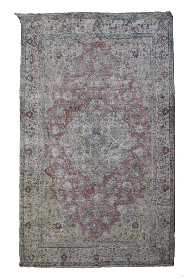 DISTRESSED Vintage Persian Rug, 240 x 336 cm