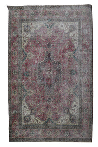 DISTRESSED Vintage Persian Rug, 238 x 320 cm