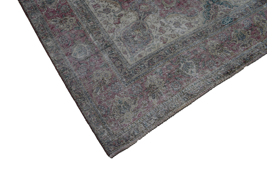 DISTRESSED Vintage Persian Rug, 238 x 320 cm