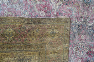 DISTRESSED Vintage Persian Rug, 238 x 320 cm