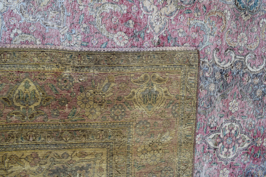 DISTRESSED Vintage Persian Rug, 238 x 320 cm
