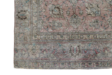 DISTRESSED Vintage Persian Rug, 217 x 277 cm