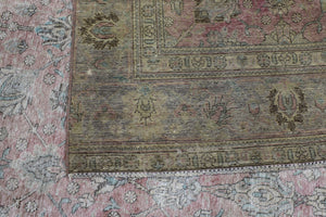 DISTRESSED Vintage Persian Rug, 217 x 277 cm