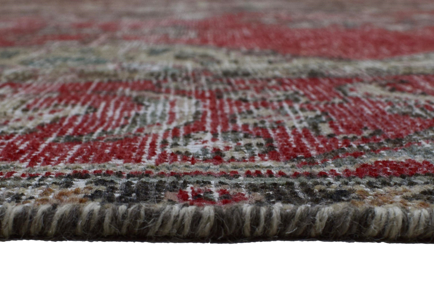 Vintage Distressed Persian Rug – Rosewood Aura