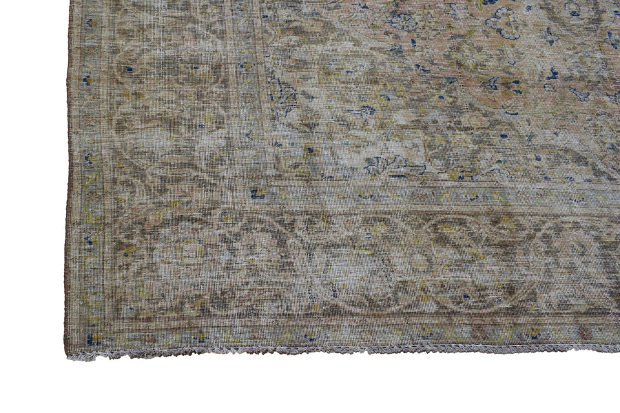 DISTRESSED Vintage Persian Rug, 248 x 320 cm