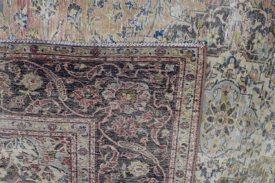 DISTRESSED Vintage Persian Rug, 248 x 320 cm