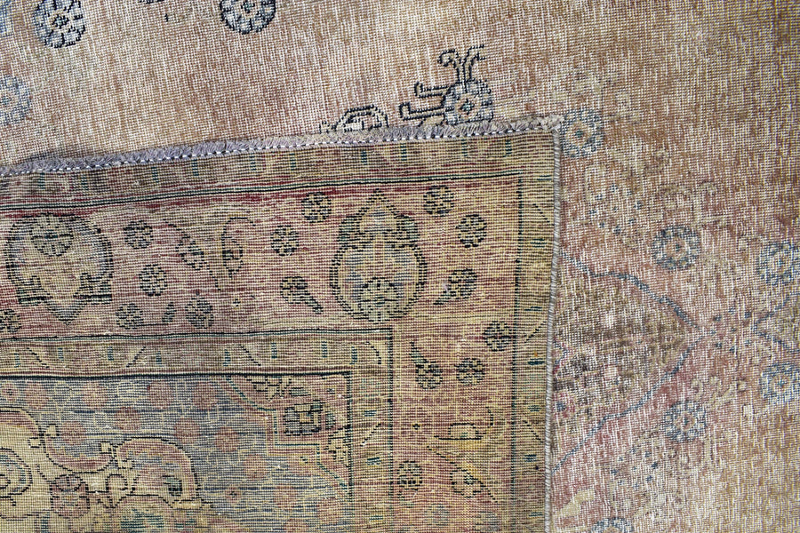 DISTRESSED Vintage Persian Rug, 250 x 315 cm