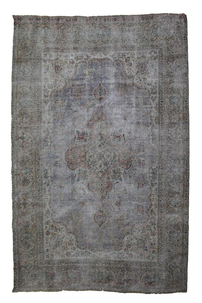 DISTRESSED Vintage Persian Rug, 240 x 317 cm