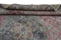 DISTRESSED Vintage Persian Rug, 237 x 303 cm
