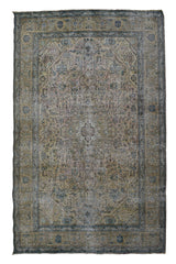 DISTRESSED Vintage Persian Rug, 237 x 336 cm