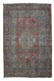 DISTRESSED Vintage Persian Rug, 245 x 336 cm (Clearance)