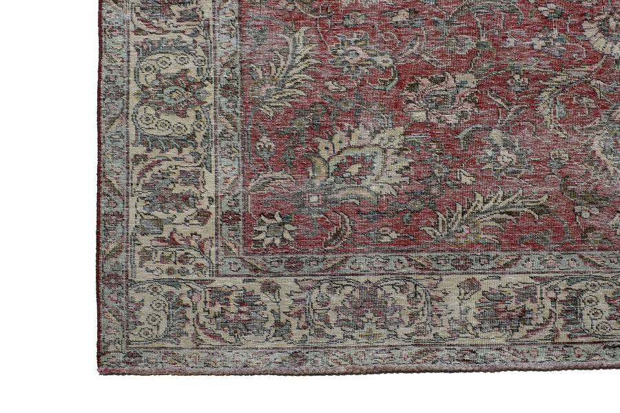 DISTRESSED Vintage Persian Rug, 229 x 322 cm