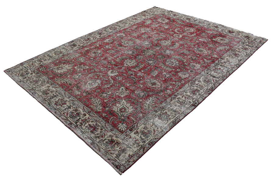 DISTRESSED Vintage Persian Rug, 229 x 322 cm
