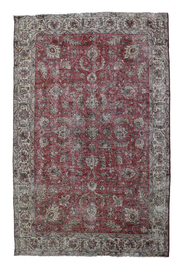 DISTRESSED Vintage Persian Rug, 229 x 322 cm
