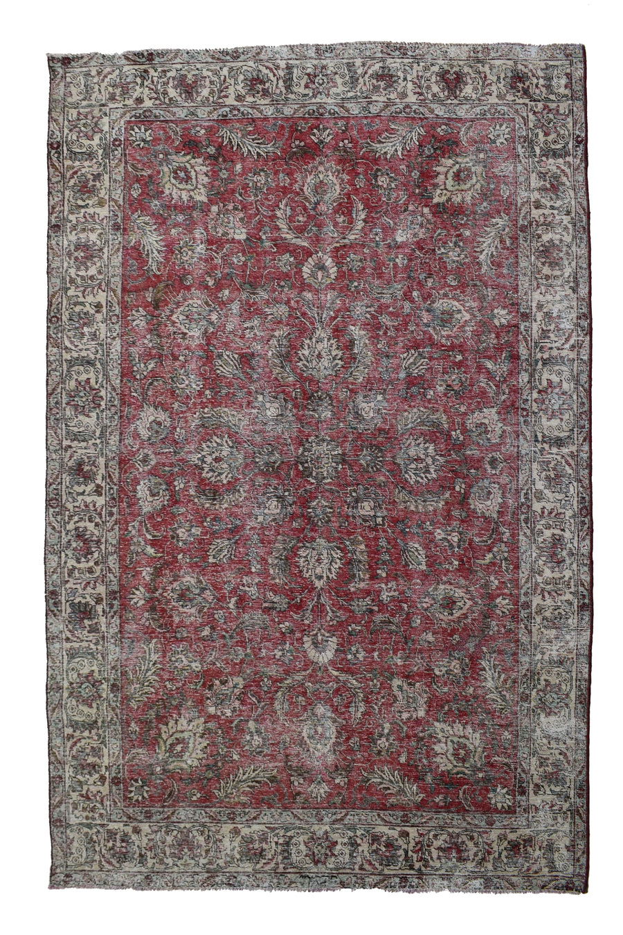 DISTRESSED Vintage Persian Rug, 229 x 322 cm