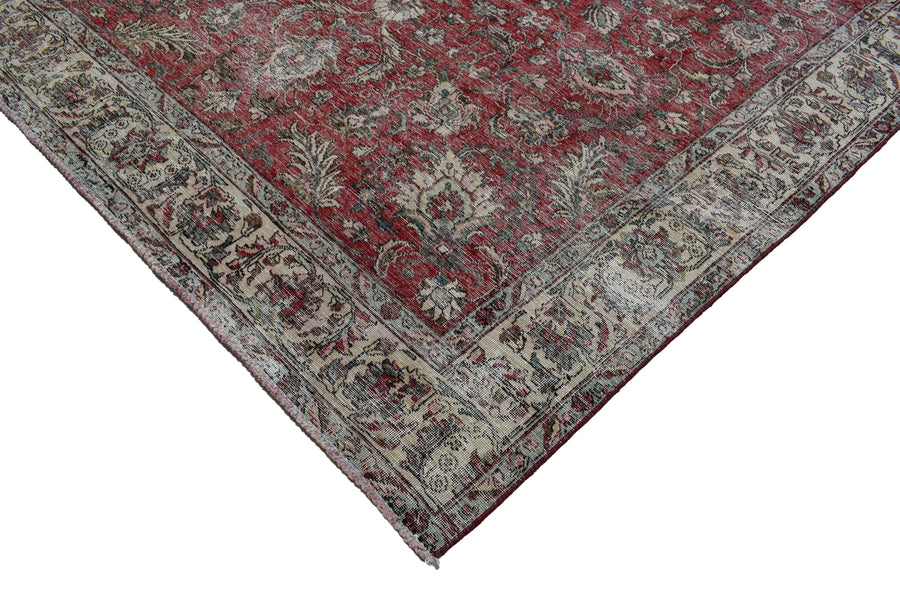 DISTRESSED Vintage Persian Rug, 229 x 322 cm