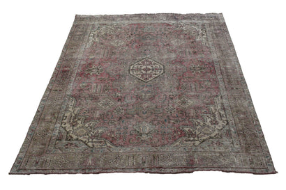 DISTRESSED Vintage Persian Rug, 213 x 290 cm