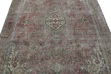 DISTRESSED Vintage Persian Rug, 213 x 290 cm