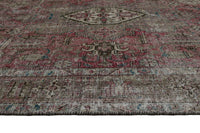 DISTRESSED Vintage Persian Rug, 213 x 290 cm