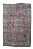 DISTRESSED Vintage Persian Rug, 192 x 282 cm
