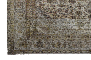DISTRESSED Vintage Persian Rug, 282 x 355 cm
