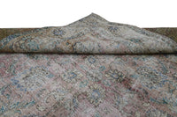 DISTRESSED Vintage Persian Rug, 287 x 307 cm