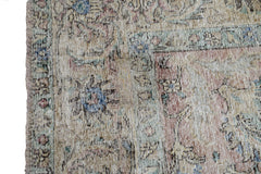 DISTRESSED Vintage Persian Rug, 287 x 307 cm