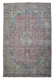 DISTRESSED Vintage Persian Rug, 297 x 372 cm