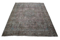 DISTRESSED Vintage Persian Rug, 290 x 378 cm