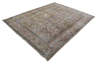 DISTRESSED Vintage Persian Rug, 292 x 370 cm
