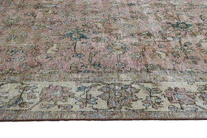 DISTRESSED Vintage Persian Rug, 298 x 380 cm