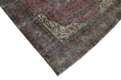 DISTRESSED Vintage Persian Rug, 290 x 368 cm