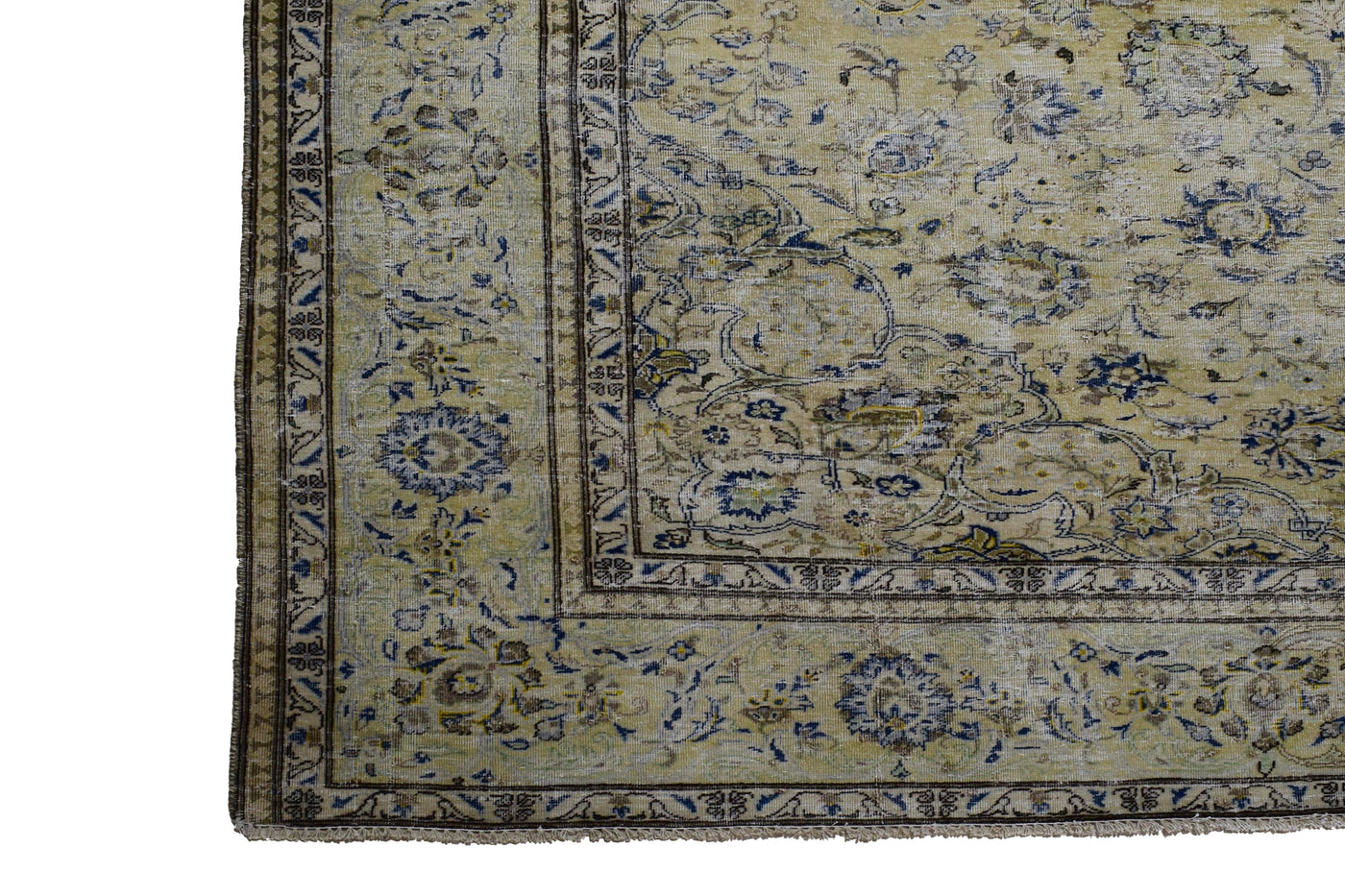 Vintage Distressed Persian Rug – Oatmeal Mist
