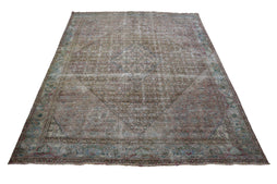 DISTRESSED Vintage Persian Rug, 280 x 409 cm
