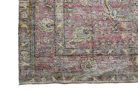 DISTRESSED Vintage Persian Rug, 195 x 284 cm