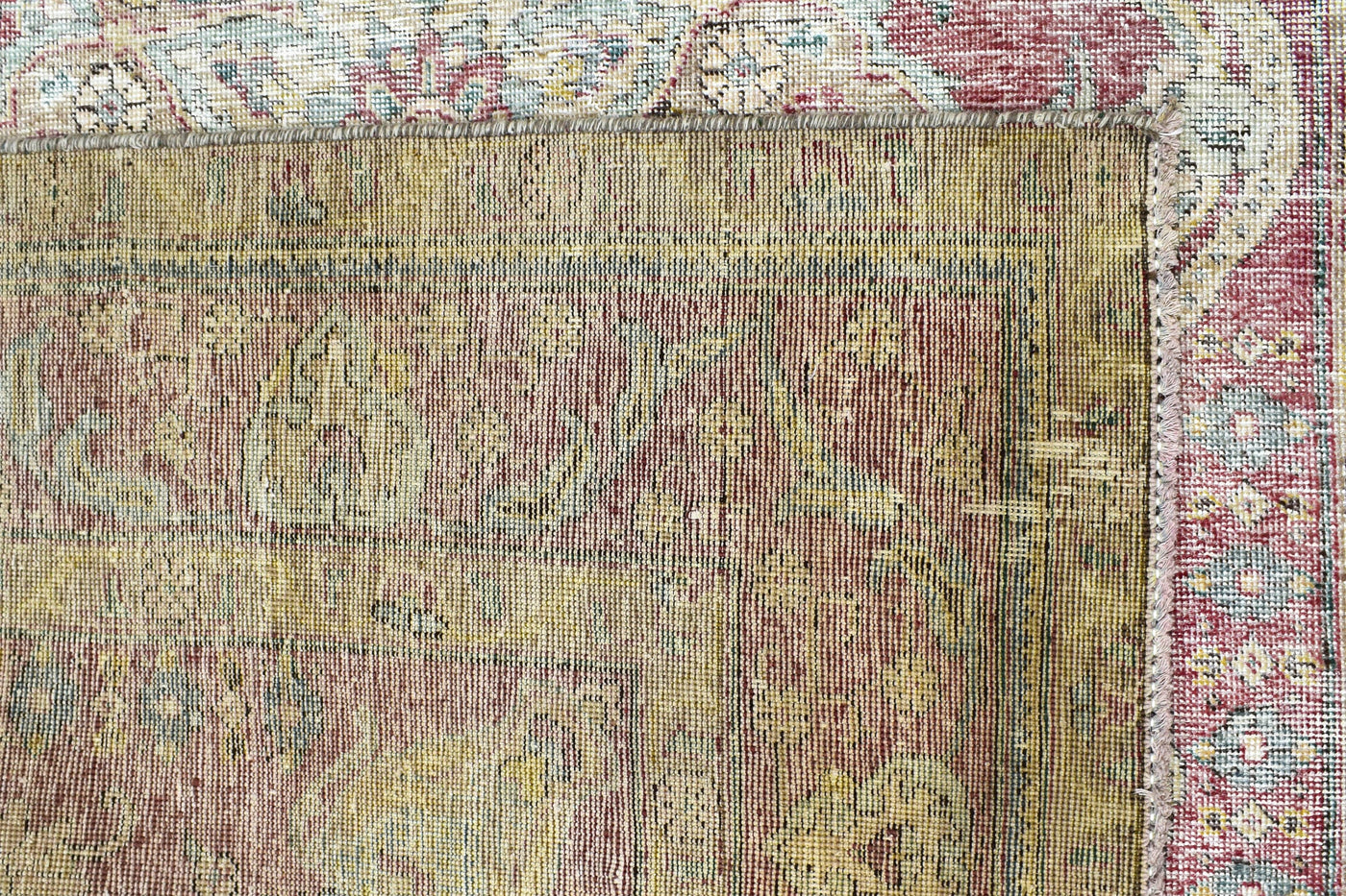 Vintage Distressed Persian Rug – Rosewood Drift