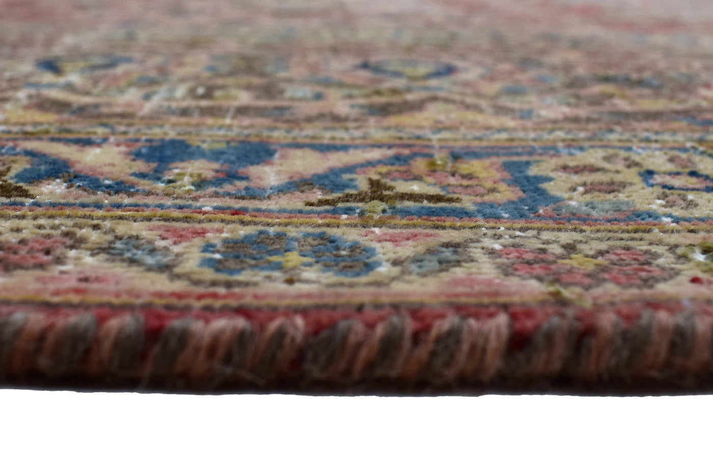 Vintage Distressed Persian Rug – Pebble Fade