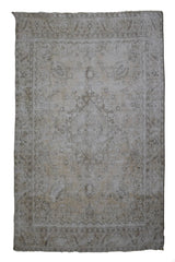 DISTRESSED Vintage Persian Rug, 283 x 372 cm