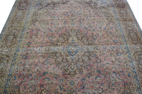 DISTRESSED Vintage Persian Rug, 282 x 381 cm