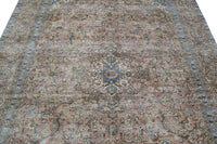 DISTRESSED Vintage Persian Rug, 284 x 375 cm